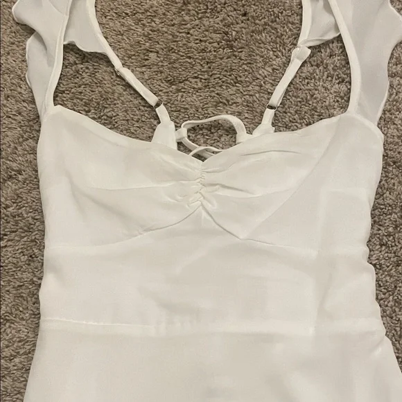 Princess Polly Landon Mini Dress White - Picture 3 of 5